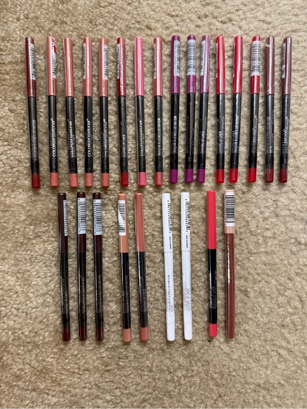 Maybelline Colorsensational Shaping Lip Liner (Bundle of 25)